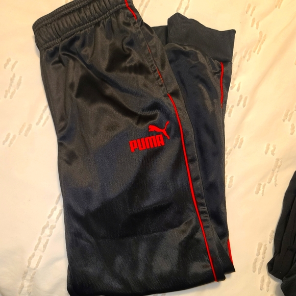 Puma Other - Puma Joggers, Boys Size 10-12; Black and Red
